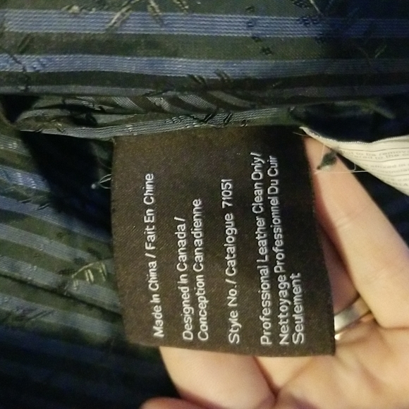 ❤ Danier Black Leather Moto Style Coat / Jacket ❤ - Picture 6 of 12